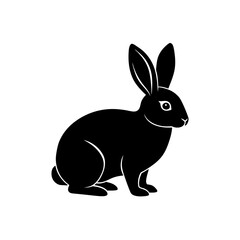 Cute Rabbit Silhouette