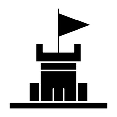 Castle Flag Icon