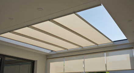 Retractable Skylight Shades for Light Control and Energy Efficiency