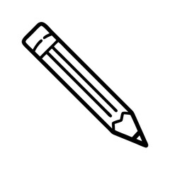 Pencil icons symbolize creativity and artistic expression. Essential for drawing, writing, and educational themes, these designs reflect the art of communication through simple tools.