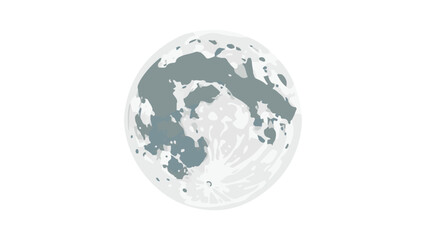 moon shape vector illustration, vector illustration of a moon shape