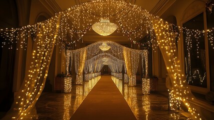 A clock surrounded by colorful blooms and new year decorations for a festive look