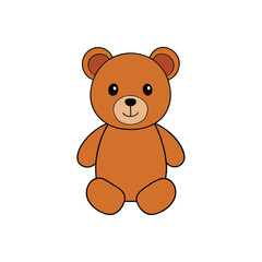 Fototapeta premium teddy bear vector illustration