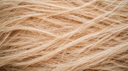 Detailed view of fibrous texture highlights the intricate strands of natural fiber, capturing a raw, earthy aesthetic perfect for design inspiration