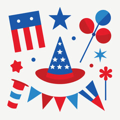 Fototapeta premium independence day background