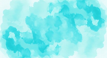 Aqua Watercolor Dreamscape: Soft Hues & Fluid Forms AI Generated