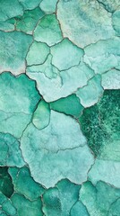 Abstract Malachite Green Stone Wall Texture Background
