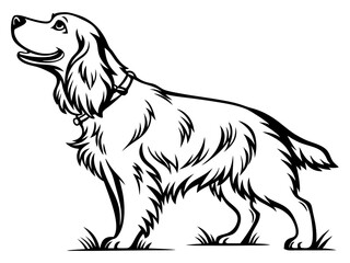 Cockalier Silhouette Vector Design, Dog SVG, Dog Icon