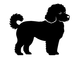 Cockalier Silhouette Vector Design, Dog SVG, Dog Icon