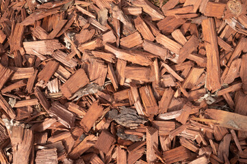 Bark or wood chips for landscape or background
