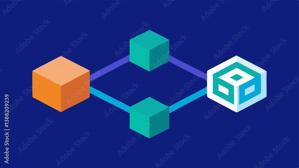 Poster crosschain transactions two chains merging into a single transaction arrow indicating interoperabili