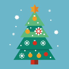 vector christmas tree