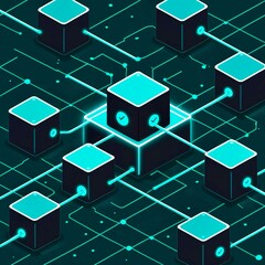 cryptocurrency blockchain vector, Blockchain
