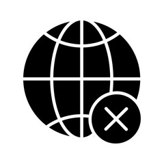 Remove Global and globe icon concept