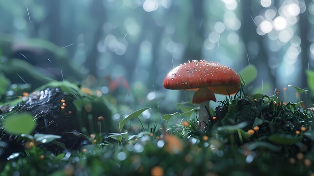 Abstract 3d motion design, foil, high poly, octane renderer, cinematic, grain, unreal engine, Generative AI illustrations.