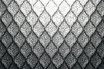 Subtle repeating diamond motif, grayscale tones, grayscale, illustration