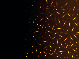 Abstract background with glowing particles. Magic banner. Vector illustration