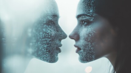 Digital Faces: A Futuristic Portrait