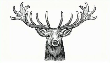 deer head silhouette