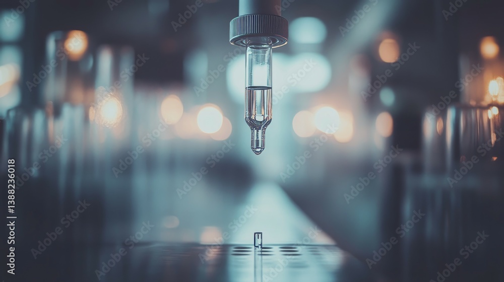Poster precise liquid droplet in a laboratory setting