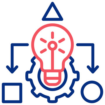 Sales and Job Activity  Icon Symbol Outline Color