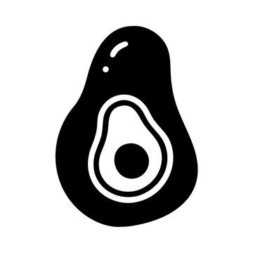 recommend clip art: avocado icon, avocado line art - simple line art of avocado, perfect for avocado logos and icons