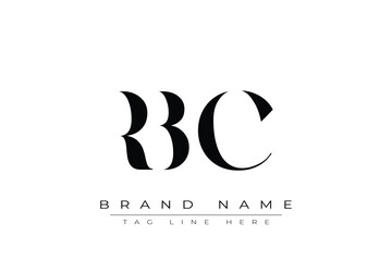 RBC abstract letter logo design. This logo is designed by three abstract letters.