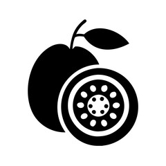 passion fruit icon, passion fruit line art - simple line art of passion fruit, perfect for passion fruit logos and icons