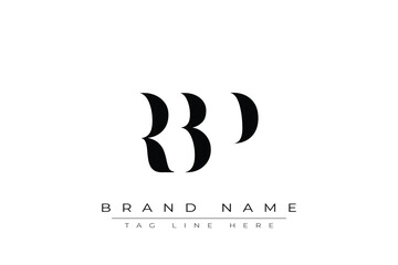 RBP abstract letter logo design. This logo is designed by three abstract letters.