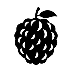 sugar apple icon, sugar apple line art - simple line art of sugar apple, perfect for sugar apple logos and icons