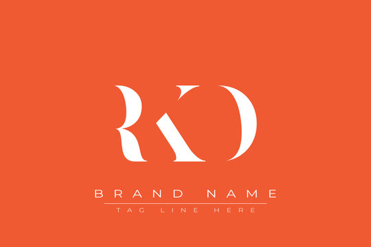 RKD abstract letter logo design. This logo is designed by three abstract letters.