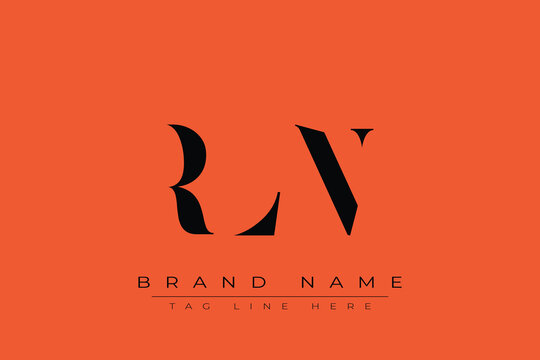 RLN abstract letter logo design. This logo is designed by three abstract letters.
