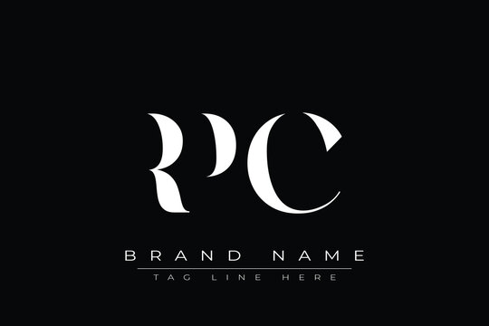 RPC abstract letter logo design. This logo is designed by three abstract letters.