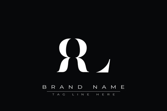 RRL abstract letter logo design. This logo is designed by three abstract letters.