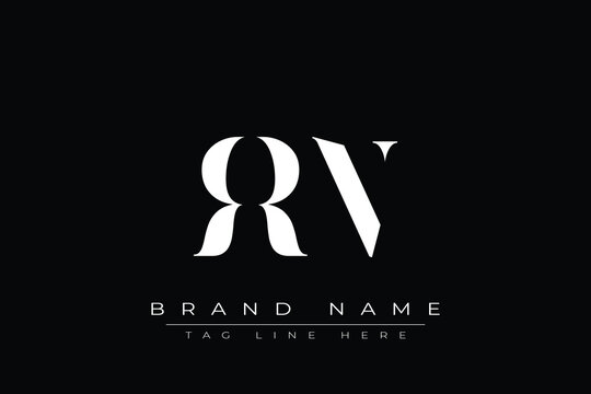 RRN abstract letter logo design. This logo is designed by three abstract letters.