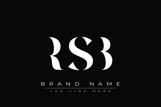RSB abstract letter logo design. This logo is designed by three abstract letters.