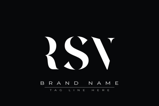 RSN abstract letter logo design. This logo is designed by three abstract letters.
