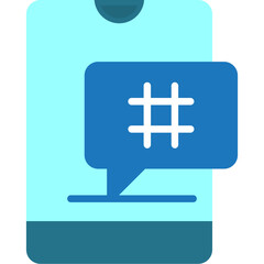 Fototapeta premium Hashtag Icon