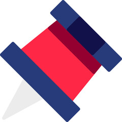 Fototapeta premium Push Pin Icon