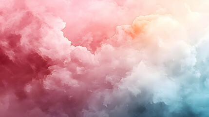 Fototapeta premium A high-resolution wallpaper with soft pastel gradients that blend seamlessly, creating a peaceful and modern background