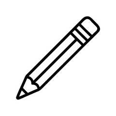 Fototapeta premium Pencil icons symbolize creativity and artistic expression. Essential for drawing, writing, and educational themes, these designs reflect the art of communication through simple tools.