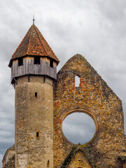 Fototapeta premium Historical Lutheran Church in Cârța Romania