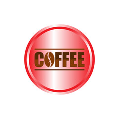 coffee bean icon illustration