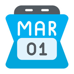Obraz premium March 1 Icon
