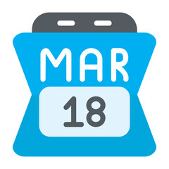 Obraz premium March 18 Icon