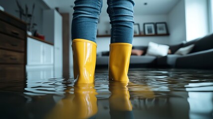 Water damage repair services flooded home restoration flood cleanup water extraction emergency flood service