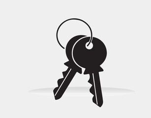 key icon, vector