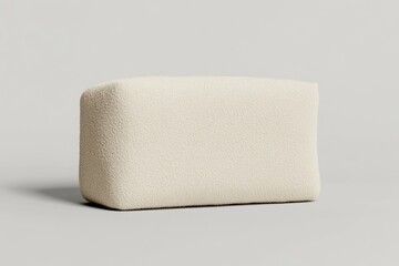 Off-white rectangular block