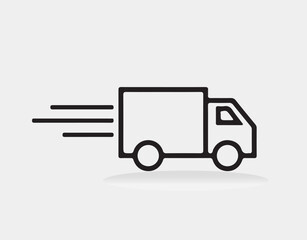 Fast Delivery Truck Icon