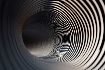 Obraz premium Aesthetic Design of Symmetrical Curved Lines Ideal for Modern Art and Graphic Projects